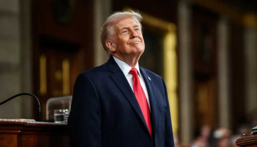 Президент США Дональд Трамп під час вечері Асоціації кореспондентів Білого дому