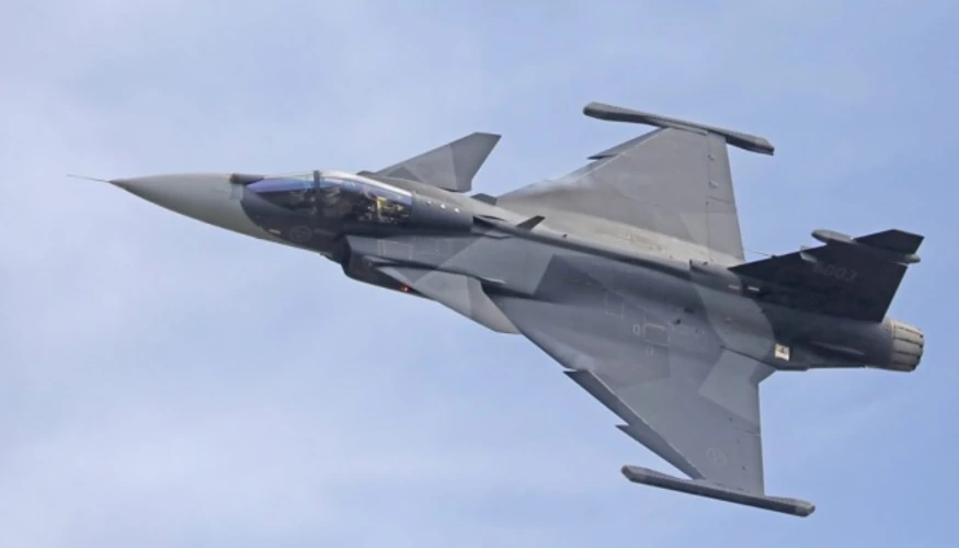 Ілюстративне фото винищувача Gripen