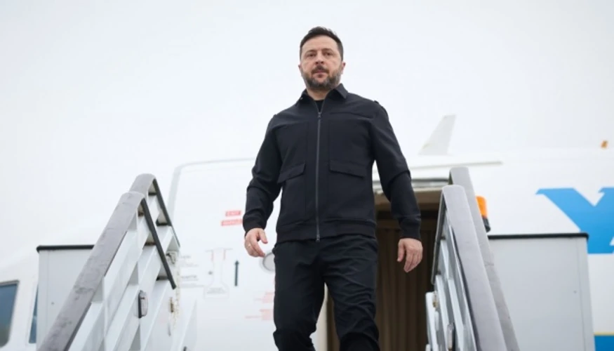 Володимир Зеленський під час робочого візиту до Нью-Йорка