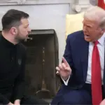 Президент США Дональд Трамп на південній галявині Білого дому, 9 жовтня 2026 року (фото REUTERS/Eric Lee).